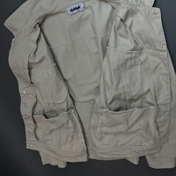 DYBBUK Oversized Denim Trucker Jacket - Picture 10 of 11